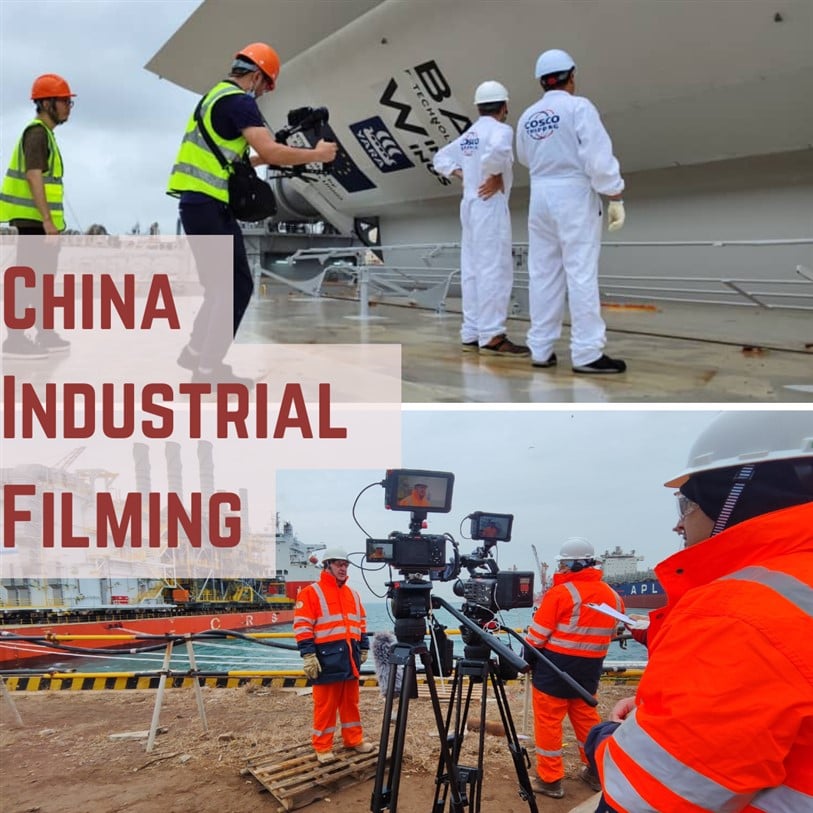 🏗️ China Industrial Video Production – Shipyards, Factories, Construction Sites & More